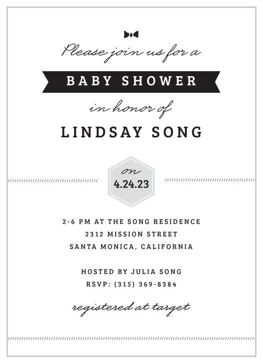 tuxedo baby shower