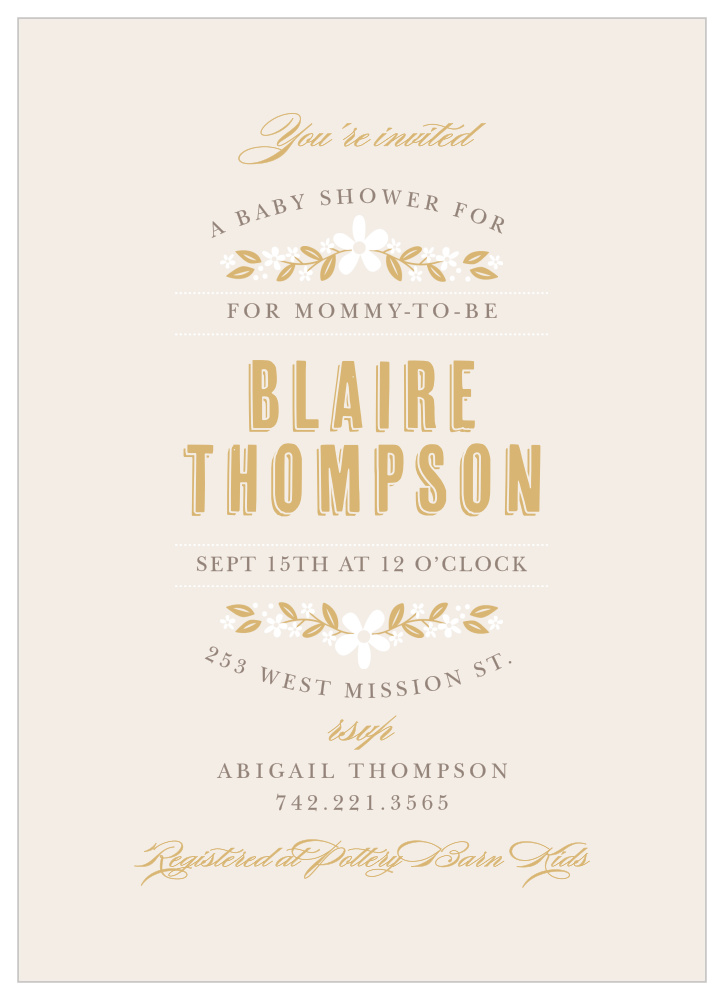 farmhouse baby shower invitations