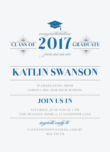 2019 Graduation Announcements Invitations For High School and College