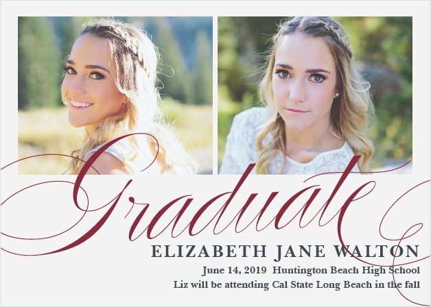 2019 graduation announcements invitations for high school and college