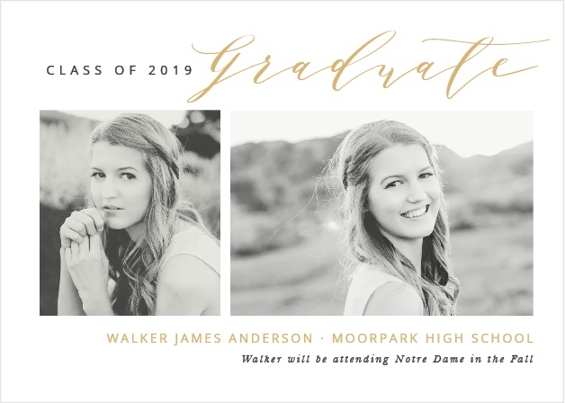 2019 graduation announcements invitations for high school and college