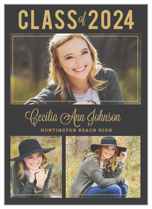 Envelopes Included Graduation Invitation Photo Graduation Announcement Graduation Announcement 2 Sided Printed Graduation Announcement