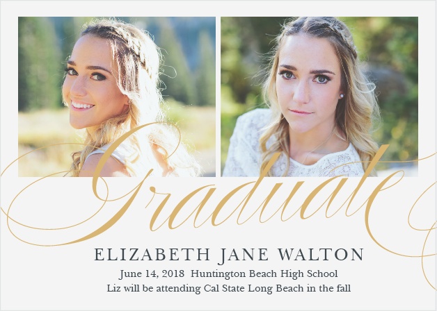 2019 graduation announcements invitations for high school and college