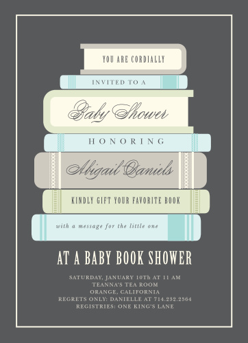 Storybook Baby Shower Invitations Match Your Color Style Free