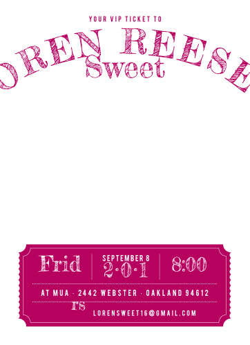 sweet 16 invitations match your color style free basic invite