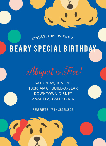 kids birthday invitations kids