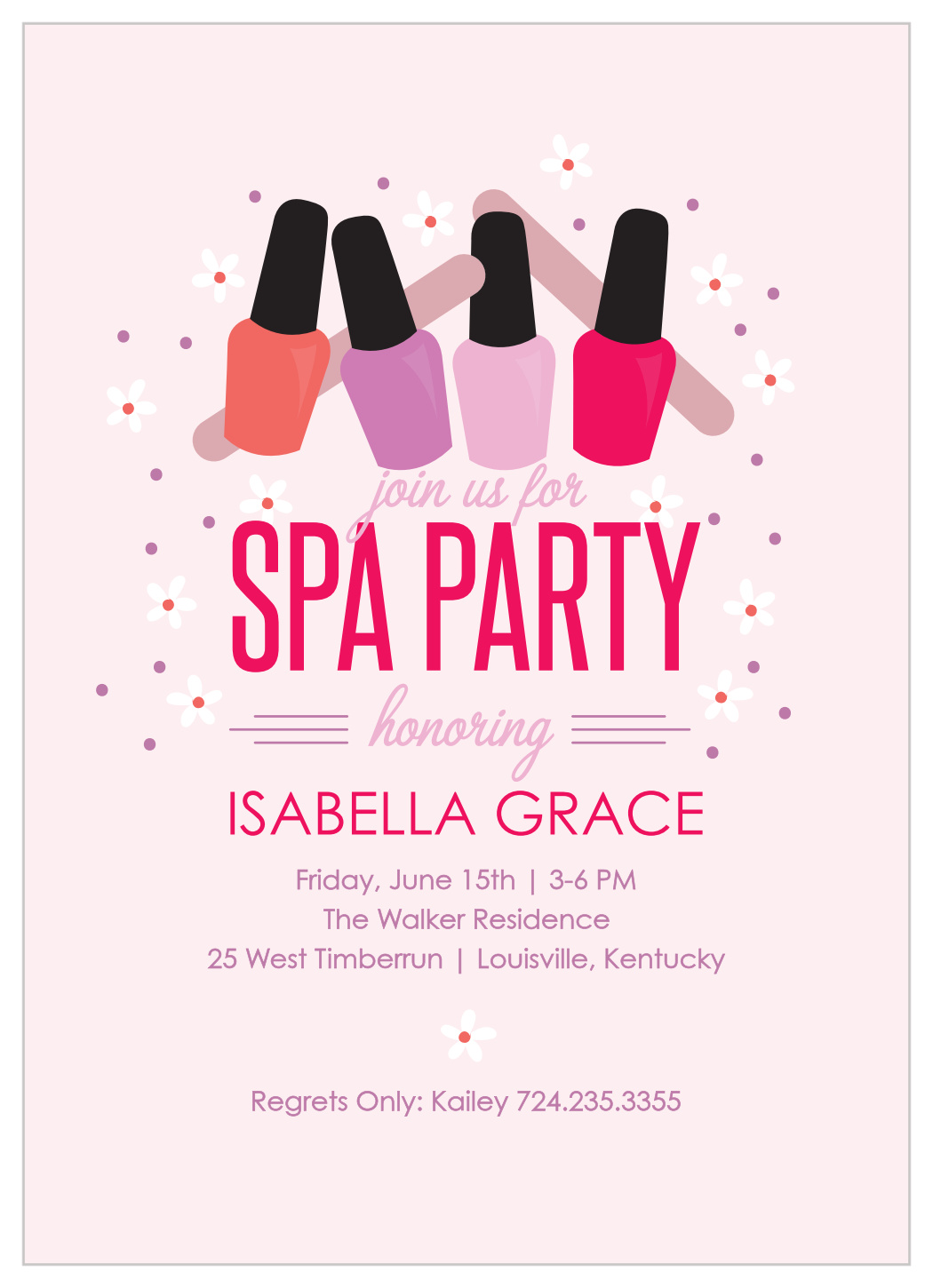 Spa Day Party Invitations By Basic Invite