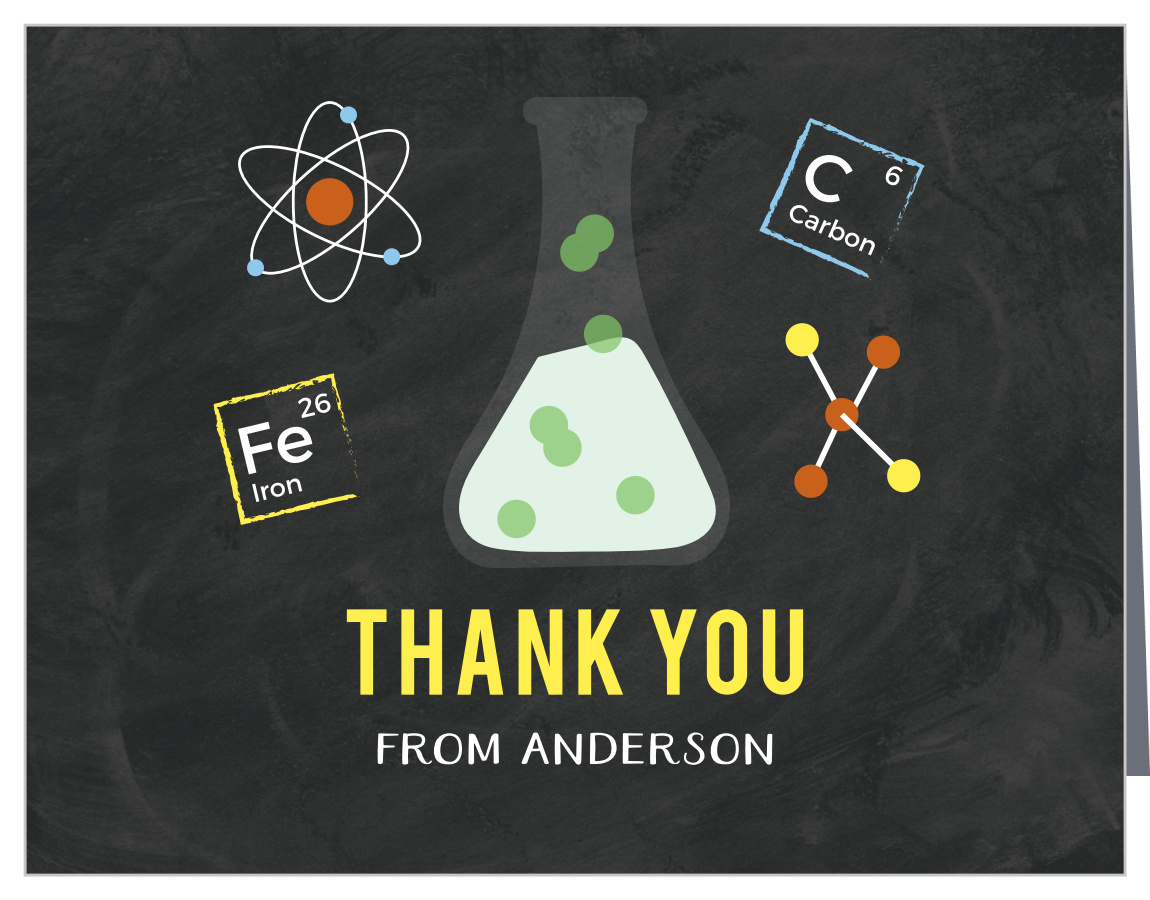 Science Fair Children S Birthday Thank You Cards By Basic Invite