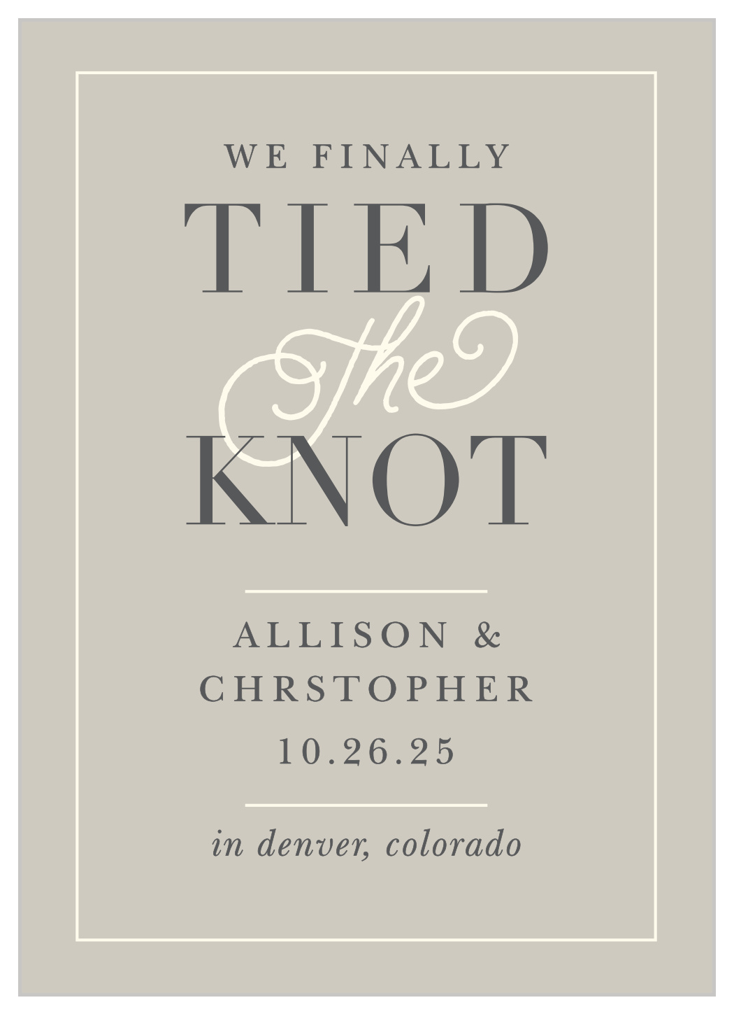 wedding announcements