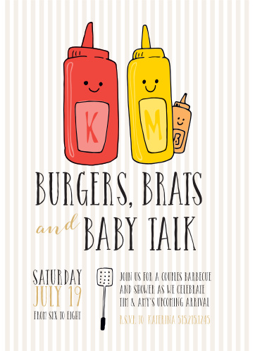 Bbq Baby Shower Invitations Match Your Color Style Free Bbq Baby Shower Invitations Match Your Color Style Free