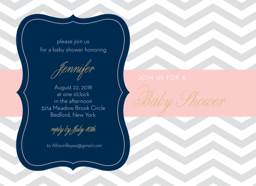 Baby Boutique Shower Invitation By Basic Invite