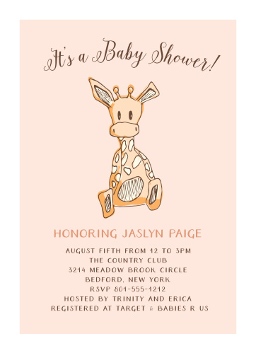 Animal Baby Shower Invitations Match Your Color Style Free