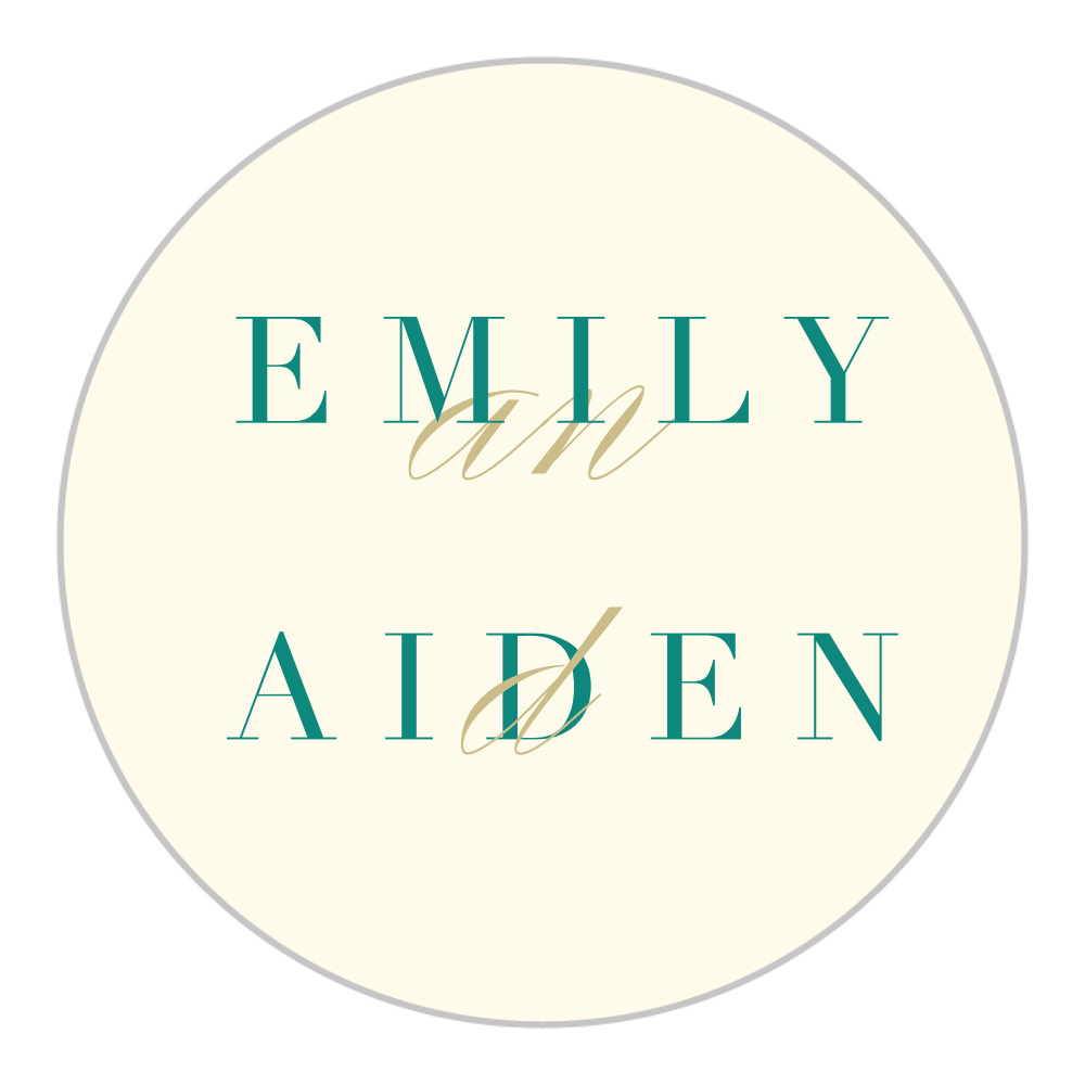 Peacock Feather Wedding Stickers by Basic Invite