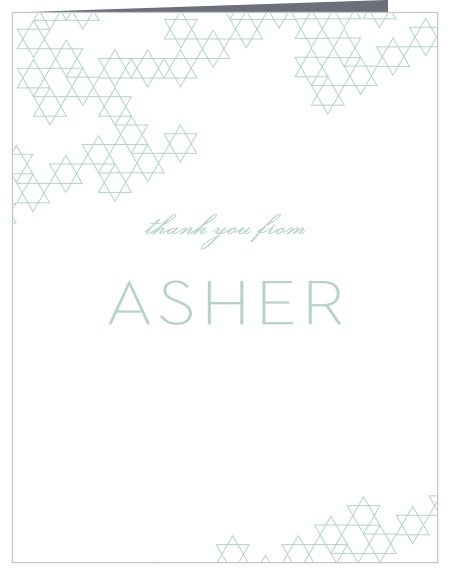 Star Thank You Cards - Match Your Color &amp; Style Free!