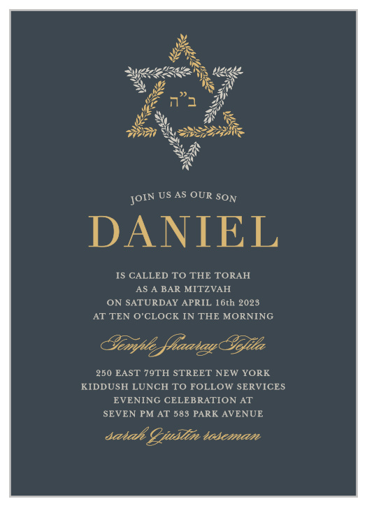 Free Bar Mitzvah Invitations Templates - PRINTABLE TEMPLATES