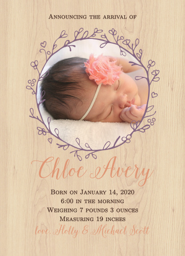 baby boy birth announcements photo and no photo announcements