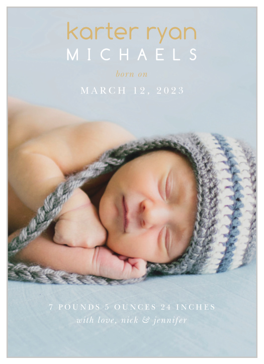 cheap birth announcements