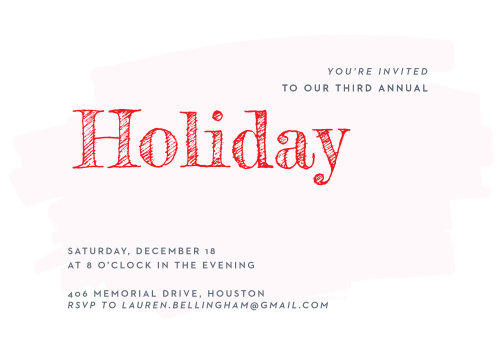 holiday party invitations match your color style free basic