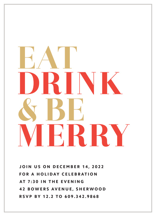 Holiday Party Invitations | 30% Off - Use Code: Holi30