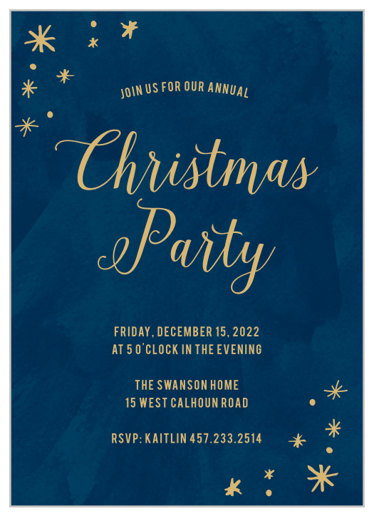 holiday party invite template word