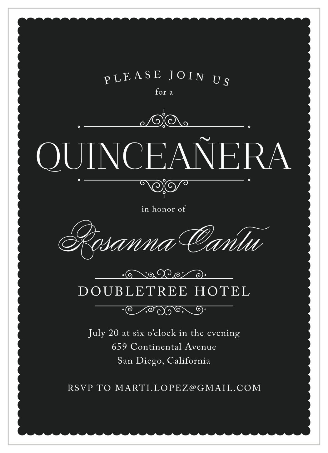 Forever Royalty Quinceañera Invitations by Basic Invite