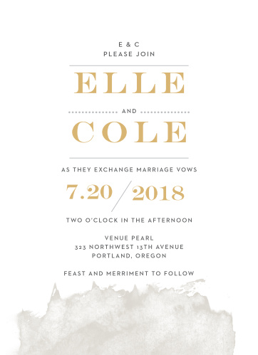 foil stamped wedding invitations gold silver rose gold basic