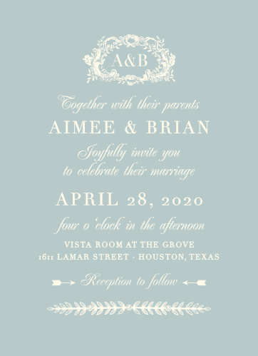 In Cursive Wedding Invitations By Basic Invite