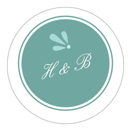 Fresh Breeze Wedding Stickers by Basic Invite