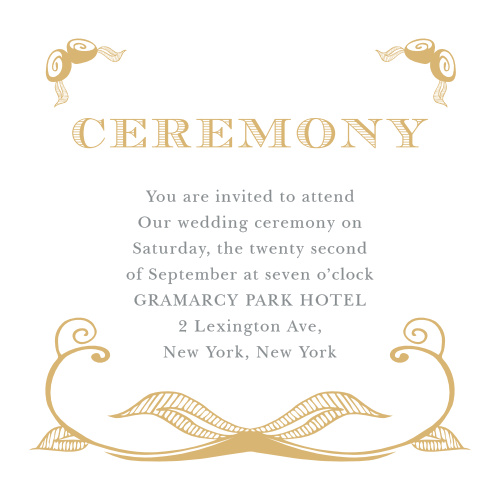 wedding reception cards and wedding ceremony cards by basic invite