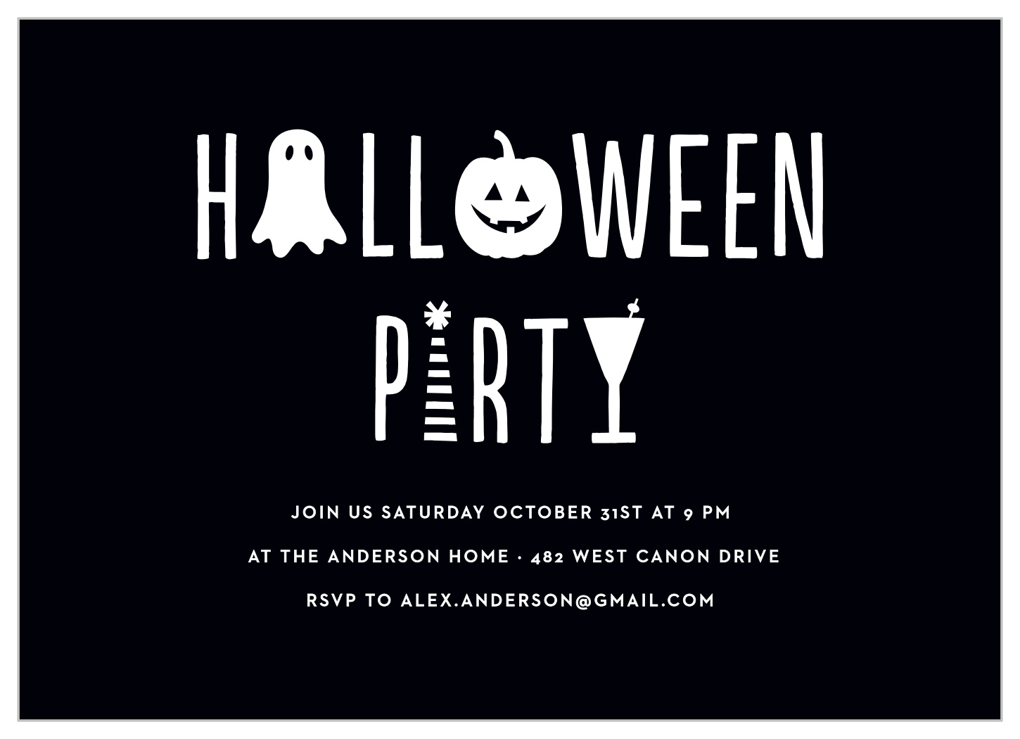 halloween invitations