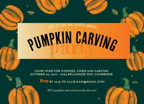 halloween party invitations instant previews with your photos