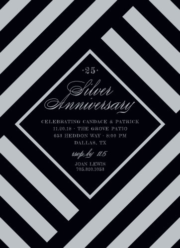 anniversary invitations match your color style free basic invite
