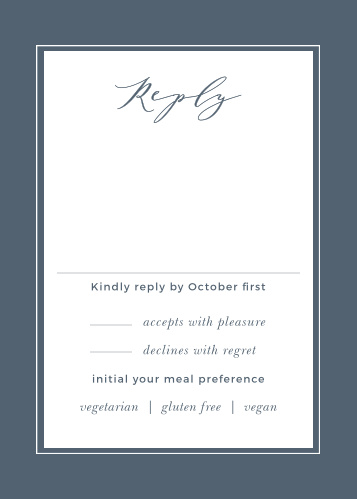 Wedding Rsvp Cards Match Your Color Style Free Basic Invite