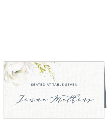 Personalize the Oil Paint Textured Place Cards colors and fonts to coordinate with your wedding theme.