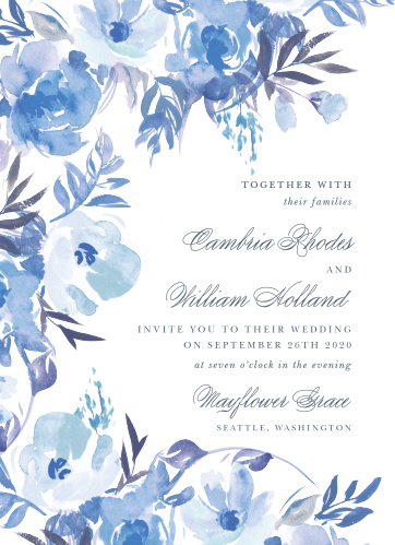 wedding invitations match your color style free