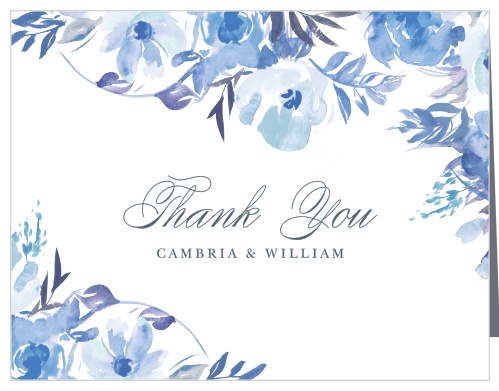 Let your love bloom and spread like the wildflowers on the Comely Wildflowers Thank You Cards. 