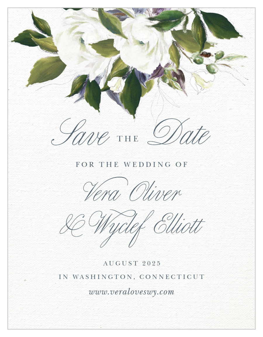 Elegant Aristocrat Save The Date Cards By Basic Invite