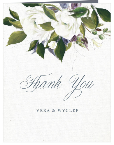 Elegant Aristocrat Wedding Thank You Cards By Basic Invite