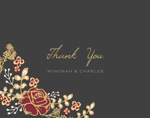 thank you cards thank you notes match your color style free