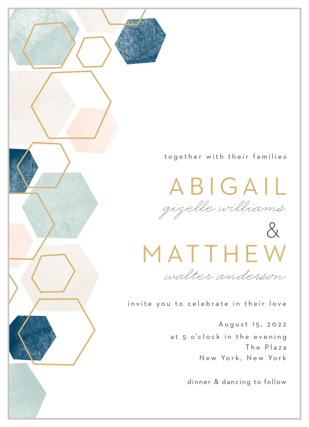 Two sided printing on ulltra heavy cardstock And Baby Makes Three Baby Shower Invitations