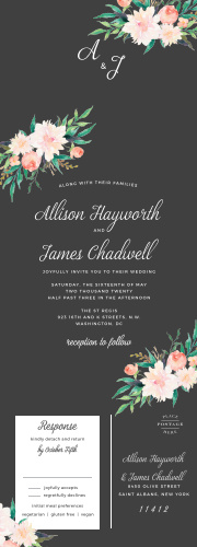 Seal And Send Wedding Invitations All In One Wedding Invitations