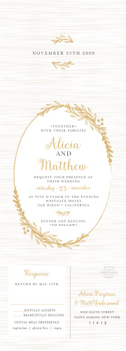 foil stamped wedding invitations gold silver rose gold basic