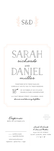 wedding invitations match your color style free