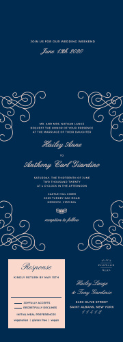 seal and send wedding invitations all in one wedding invitations