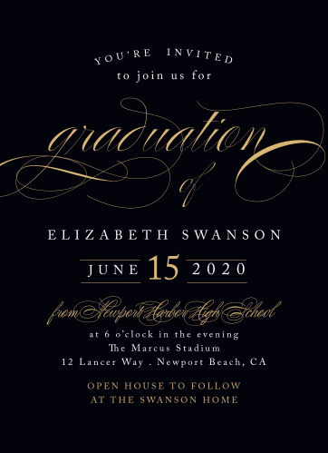 2019 graduation announcements invitations for high school and college