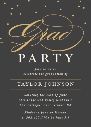 ever elegant graduation thank you cards by basic invite