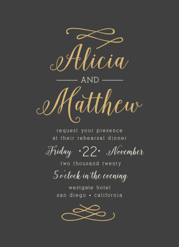 rehearsal dinner invitations match your color style free