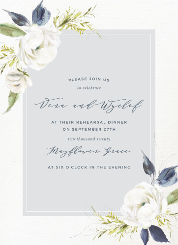 rehearsal dinner invitations match your color style free