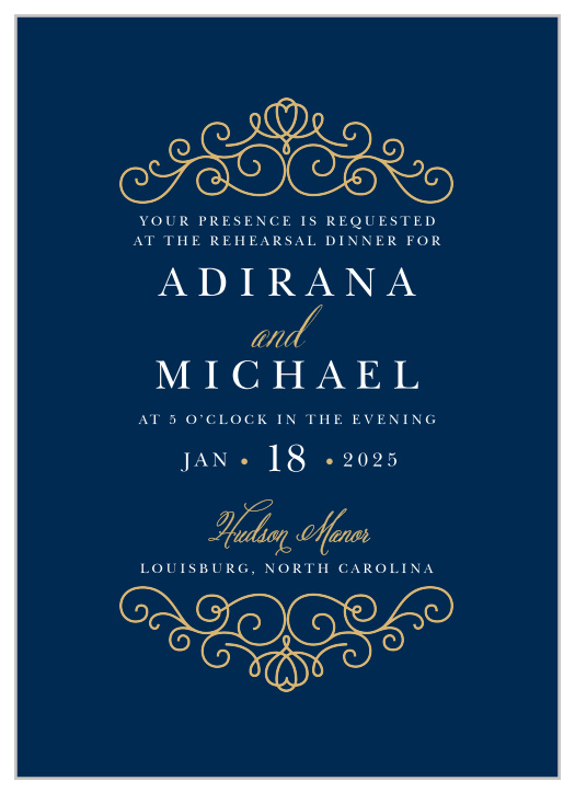 Rehearsal Dinner Invitations 