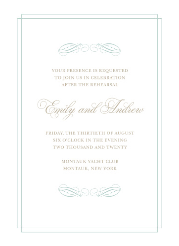 rehearsal dinner invitations match your color style free